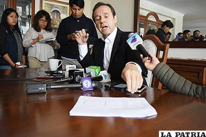 El candidato presidencial por Libre 21, Jorge 