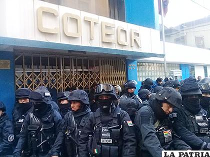 Policía intervino ante enfrentamientos en Coteor 
/LA PATRIA
