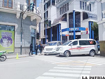 Transportistas bloquearon los accesos al centro de la ciudad /LA PATRIA