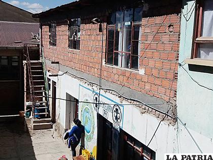 Desde hace 20 años pasan clases en condiciones inadecuadas /LA PATRIA/ARCHIVO 
