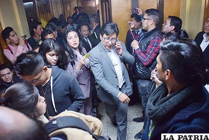 Se generó bastante expectativa durante toda la audiencia /LA PATRIA