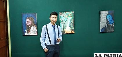 El joven artista cuenta con 18 años de edad /LA PATRIA