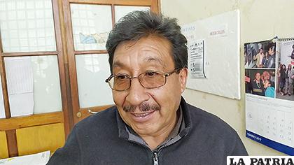 El presidente del Control Social, Mario Aguilar 
/LA PATRIA