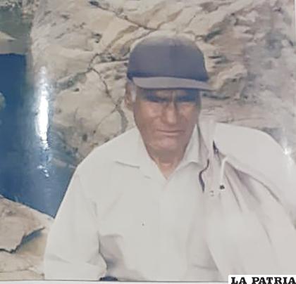 Esteban Condori Mendoza de 60 años /LA PATRIA
