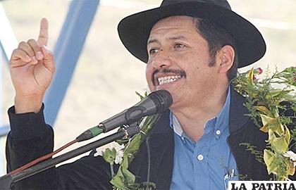 Gobernador de Chuquisaca, Esteban Urquizu /INTERNET