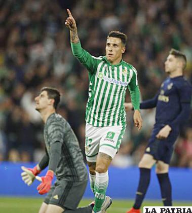 Cristian Tello anotó el segundo gol de Betis para ganar a Real Madrid /as.com

