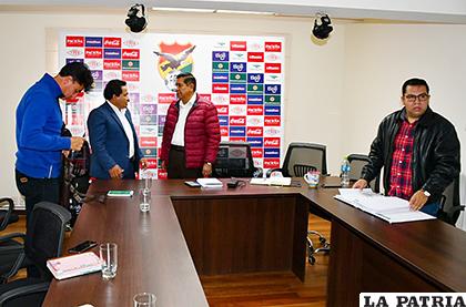 Pizarro y Salinas se reunieron ayer en la Federación /cortesía Gad-Or