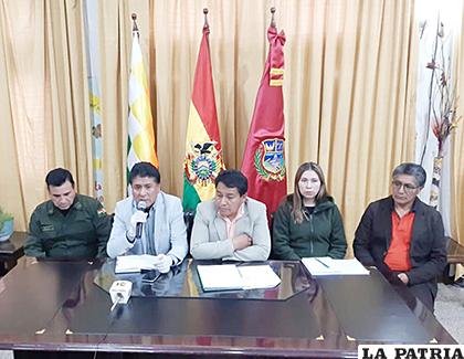 Autoridades de Oruro aprueban la alerta roja para evitar propagación de coronavirus /LA PATRIA