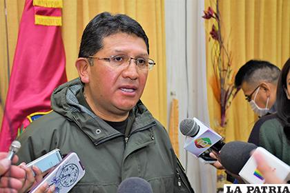 El comandante departamental, coronel José Miguel Cárdenas, informó del resultado de los operativos ejecutados /LA PATRIA