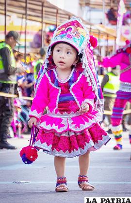 Niños fueron parte del Carnaval de Oruro 2020  
/Carnaval de Oruro fanpage/Facebook