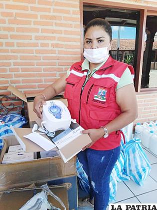 La alcaldesa Juana Araúz, prevé hacer la entrega de alimentos el próximo lunes / WARNES TV