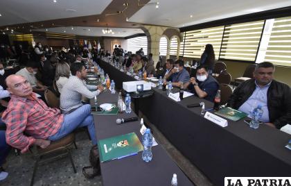 El congreso de la FBF se desarrolló este viernes en La Paz /APG