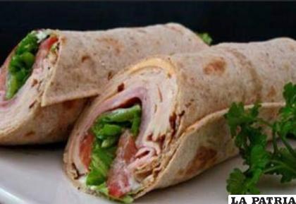 WRAPS DE PAVO