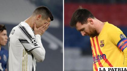 Un hecho anecdótico, los dos mejores, Cristiano Ronaldo y Lionel Messi quedaron eliminados de la Champions League /as.com