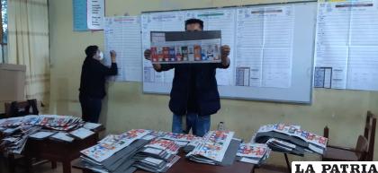 En la víspera el TEDO finalizó el conteo de votos en el municipio de Oruro /LA PATRIA