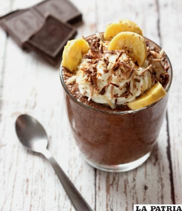 PUDÍN DE CHÍA Y CHOCOLATE