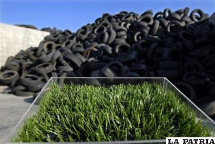 Planta de reciclado de neumáticos en Espeluy (Jaén)