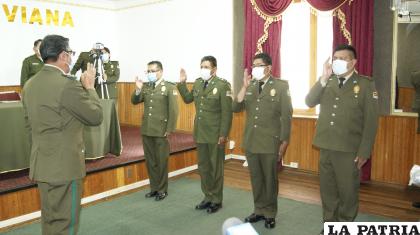 Momento del juramento a los cuatro peritos del Iitcup /LA PATRIA