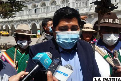 Presidente de Amdeor, Freddy Mollo /LA PATRIA