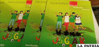 Manual de prevención de la violencia con la metodología Jugar /LA PATRIA