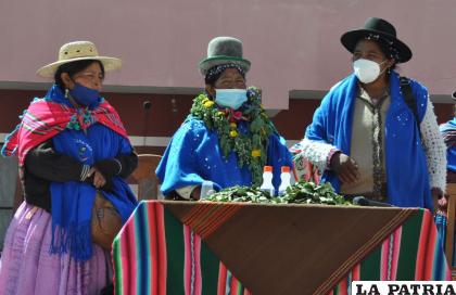 Severina Chuquichambi tendrá un mandato de dos años al frente de la organización /LA PATRIA