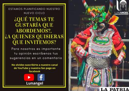Lunangel invita a los interesados a sumarse al nuevo ciclo de charlas virtuales /FACEBOOK
