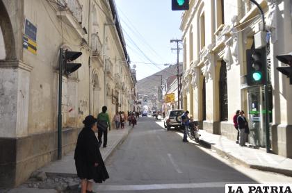Calle Adolfo Mier, donde funcionaba el matutino LA PATRIA