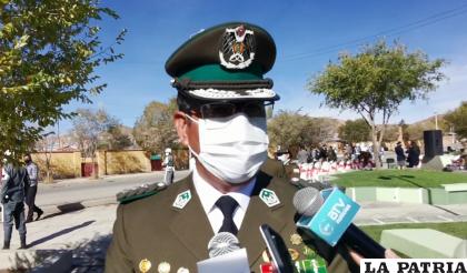 El comandante de la Policía, coronel Oporto, informó sobre la deuda de la EMH /LA PATRIA