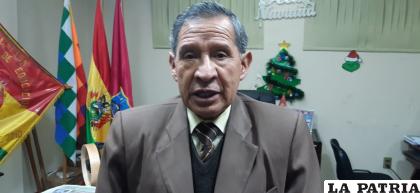 Director departamental de Educación, José Jiménez, informó que la reunión se realizará esta tarde /LA PATRIA