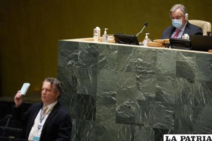 El secretario general de la ONU António Guterres /AP Foto /Seth Wenig
