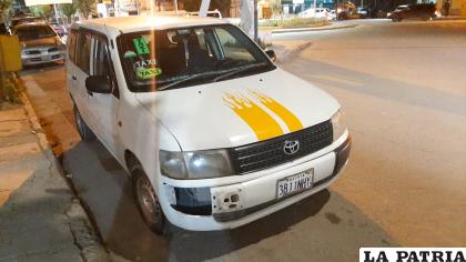 Según testigos, el taxista trató de escapar /LA PATRIA
