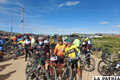 Los ciclistas cumplieron una buena labor en la competencia 
/LA PATRIA