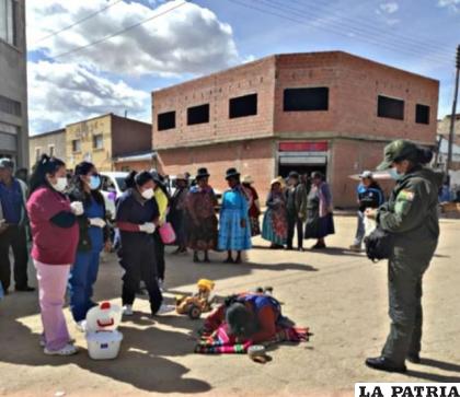 La madre llora la muerte de su niño en Eucaliptus
 /Policía