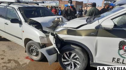 La colisión múltiple se suscitó ayer por la mañana  /LA PATRIA