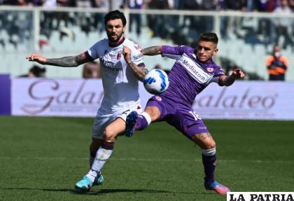 Lucas Torreira anotó el gol que le sirvió para ganar a la Fiorentina /football-italia.net
