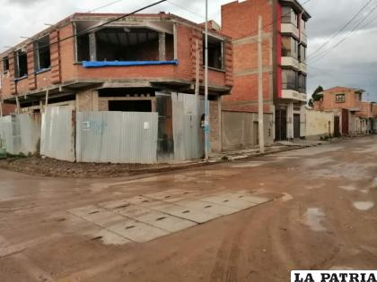 Estado actual de la calle Iquique / LA PATRIA