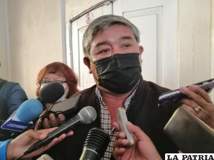 El presidente de la ACFO, Jacinto Quispaya /LA PATRIA