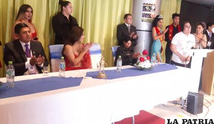 Durante el acto de inauguración del Festival de Cine /LA PATRIA