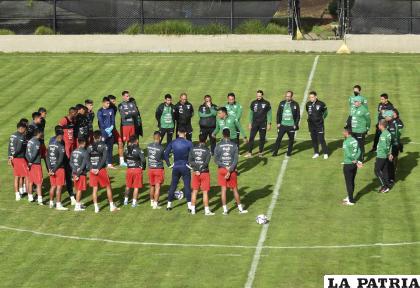 Primer día de entrenamiento del seleccionado boliviano en La Paz /APG
