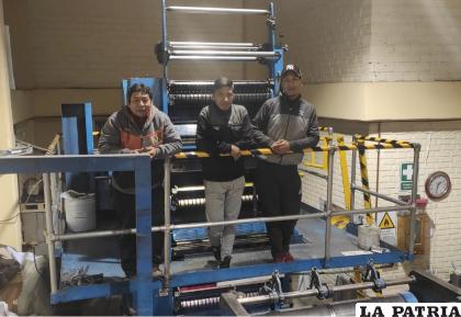 Los compañeros de prensa /LA PATRIA