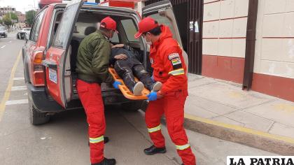 Uno de los heridos trasladado por Bomberos
/LA PATRIA