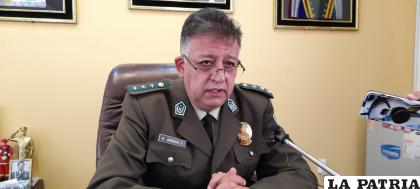El comandante Arraya sostuvo que el caso se encuentra en investigación /LA PATRIA
