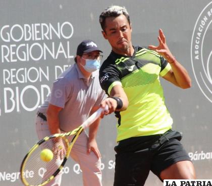 Hugo Dellien no pudo coronar su gran semana en Chile /FBT