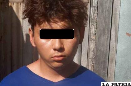 El implicado fue aprehendido ayer por el “verde olivo” /Policía Boliviana