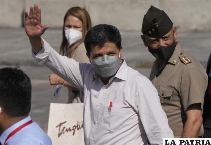 El presidente de Perú, Pedro Castillo / AP Foto/Martin Mejía
