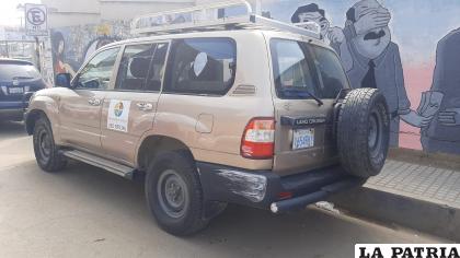 Un vehículo oficial también fue afectado por el impacto múltiple /la patria