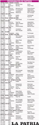 Programación de partidos