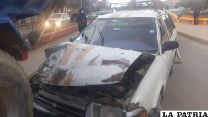 El taxista manejaba en estado de ebriedad /LA PATRIA
