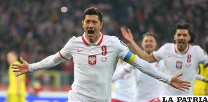 Robert Lewandowski fue autor del primero frente a la selección de Suecia /as.com