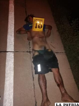 El hombre aun no fue identificado /LA PATRIA
